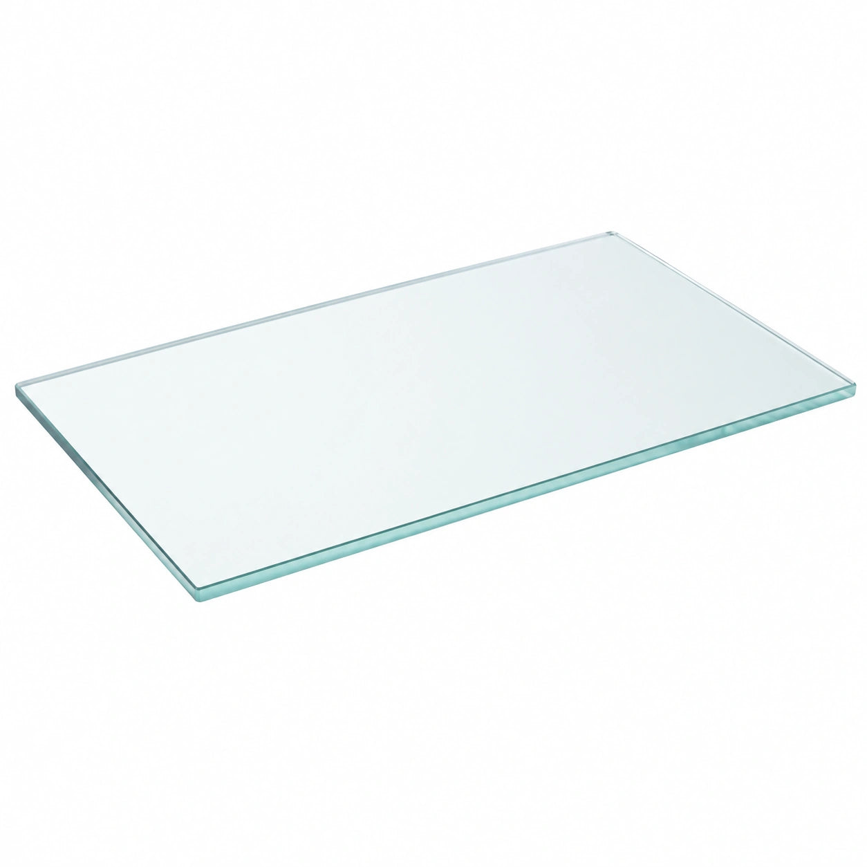 Mesa de Cristal Templado Transparente Cuadrada 1000x620mm vidaXL
