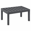 Mesa Plegable para Jardín y Terraza de Plástico Gris