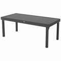 Mesa Extensible de Jardín Piazza para 12 Personas en Aluminio Resistente, Color Grafito