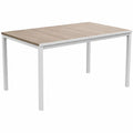Mesa de Comedor Exterior para Jardín y Terraza, 6 Personas, Imitación Madera, Keter Avon