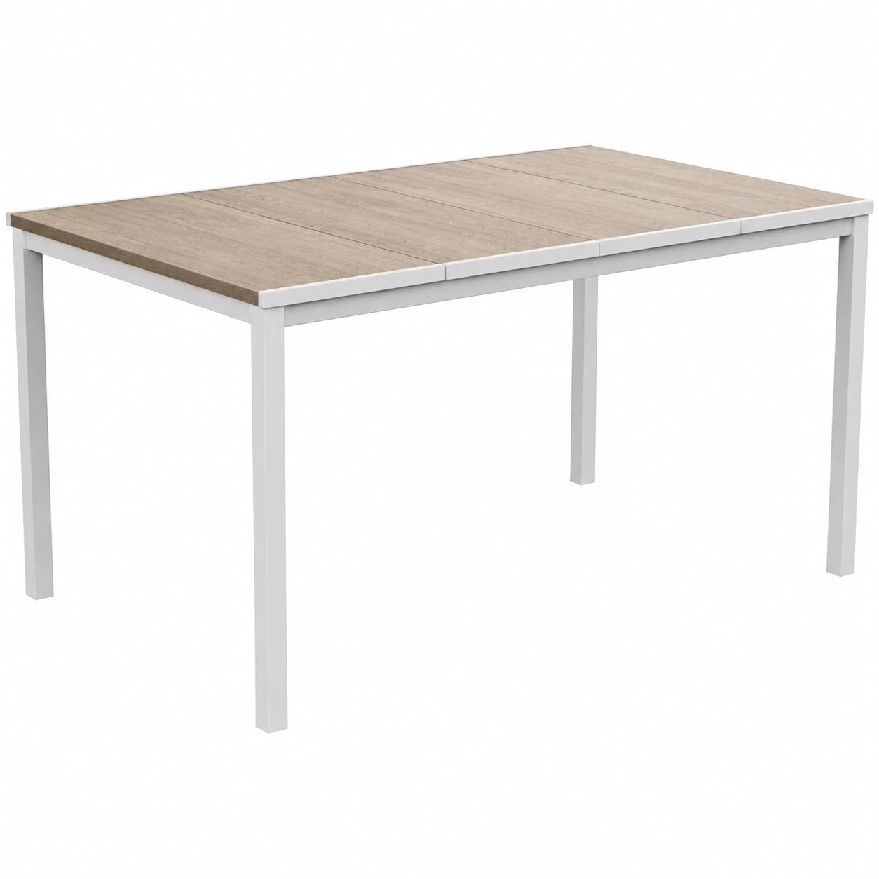 Mesa de Comedor Exterior para Jardín y Terraza, 6 Personas, Imitación Madera, Keter Avon