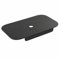 Soporte de Monitor de Acero con Almohadilla Antideslizante, 19 x 15.3 cm, Negro