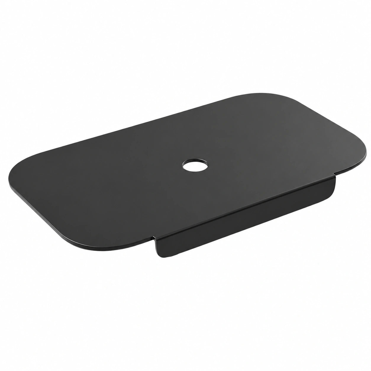 Soporte de Monitor de Acero con Almohadilla Antideslizante, 19 x 15.3 cm, Negro