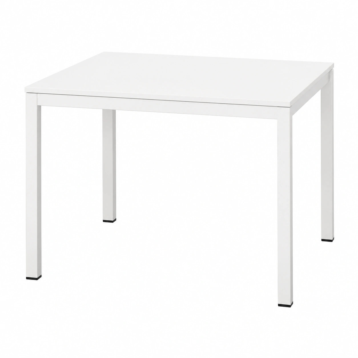 Mesa de Escritorio para Oficina y Estudio, Computadora de 100x60 cm, Blanco