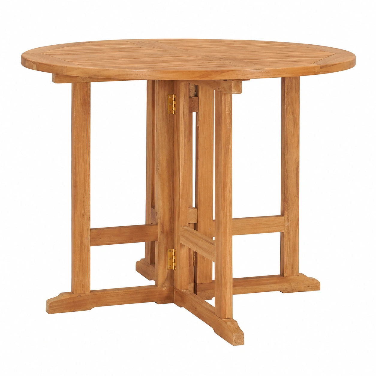 Mesa de Teca Plegable para Exterior y Jardín 90x75 cm