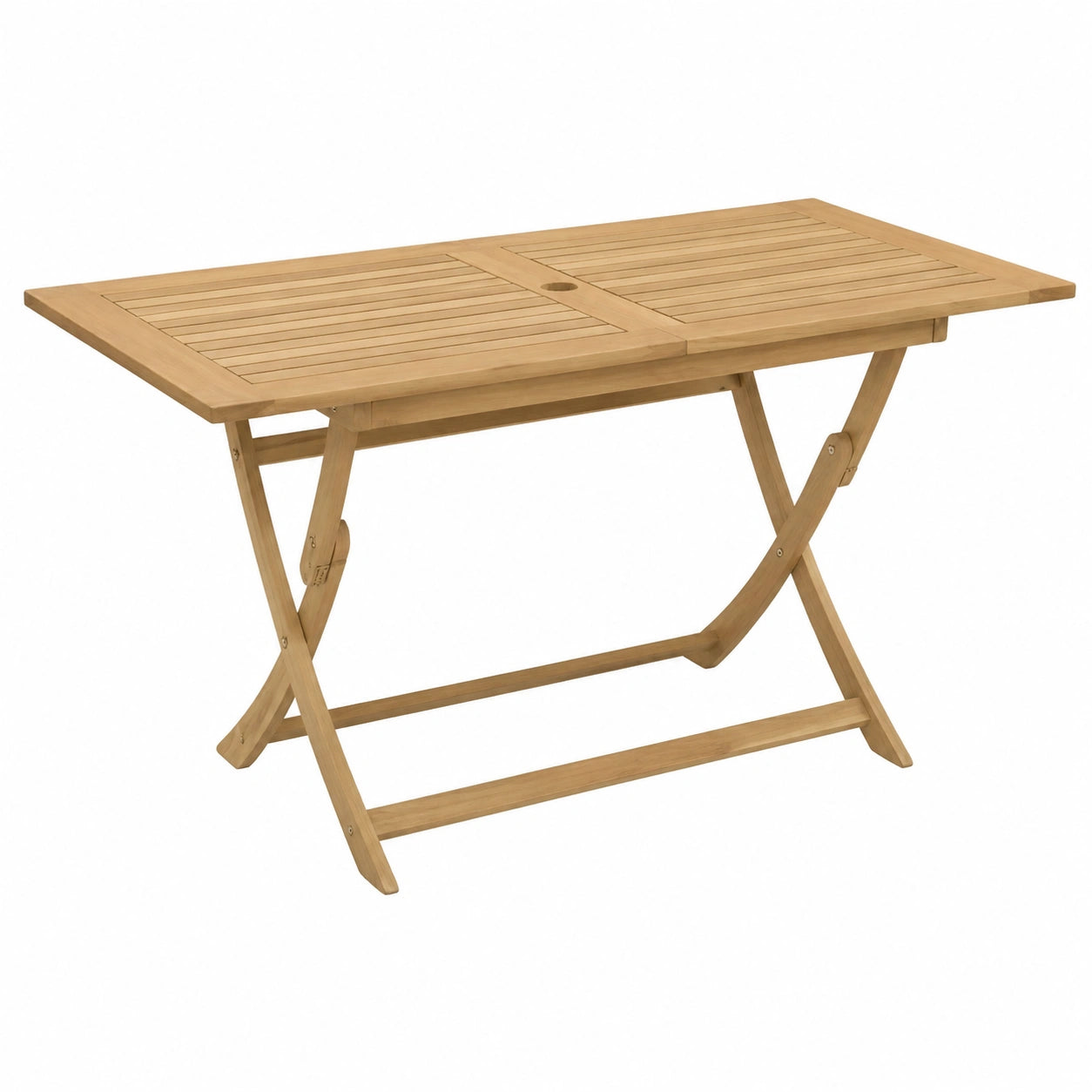 Mesa Plegable Exterior de Madera de Acacia para Jardín y Balcón