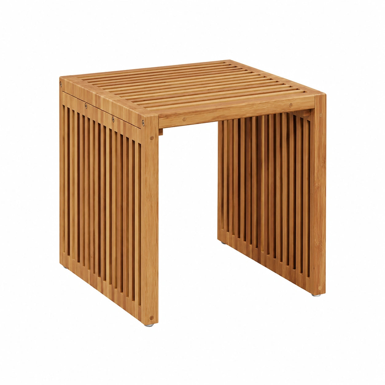 Mesa de Jardín de Teca Marrón 45x42,5x45 cm, Muebles Modernos para Exterior
